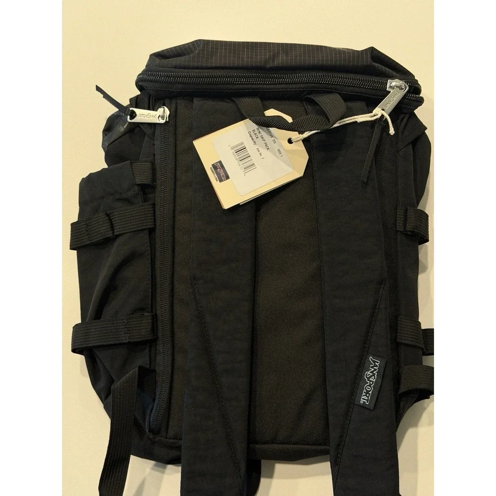 JanSport Mini Skip Pack Backpack Black JS0A85VS NWT
